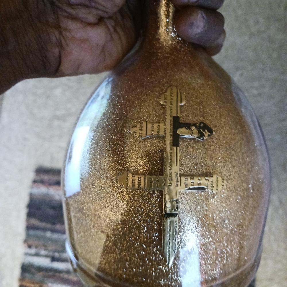 Glitter liquor bottles